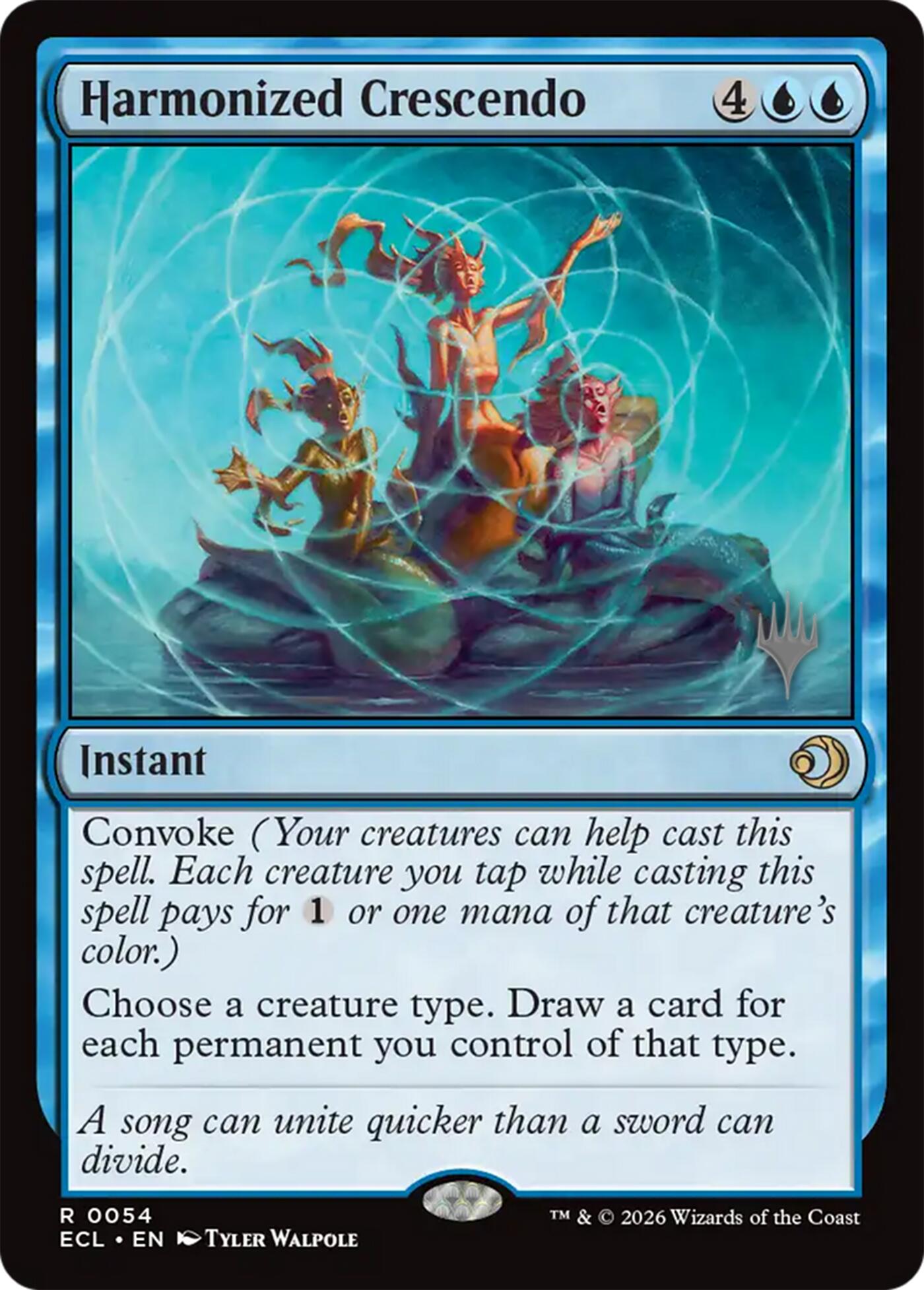 Harmonized Crescendo [Lorwyn Eclipsed Promos] | Exor Games Summserside