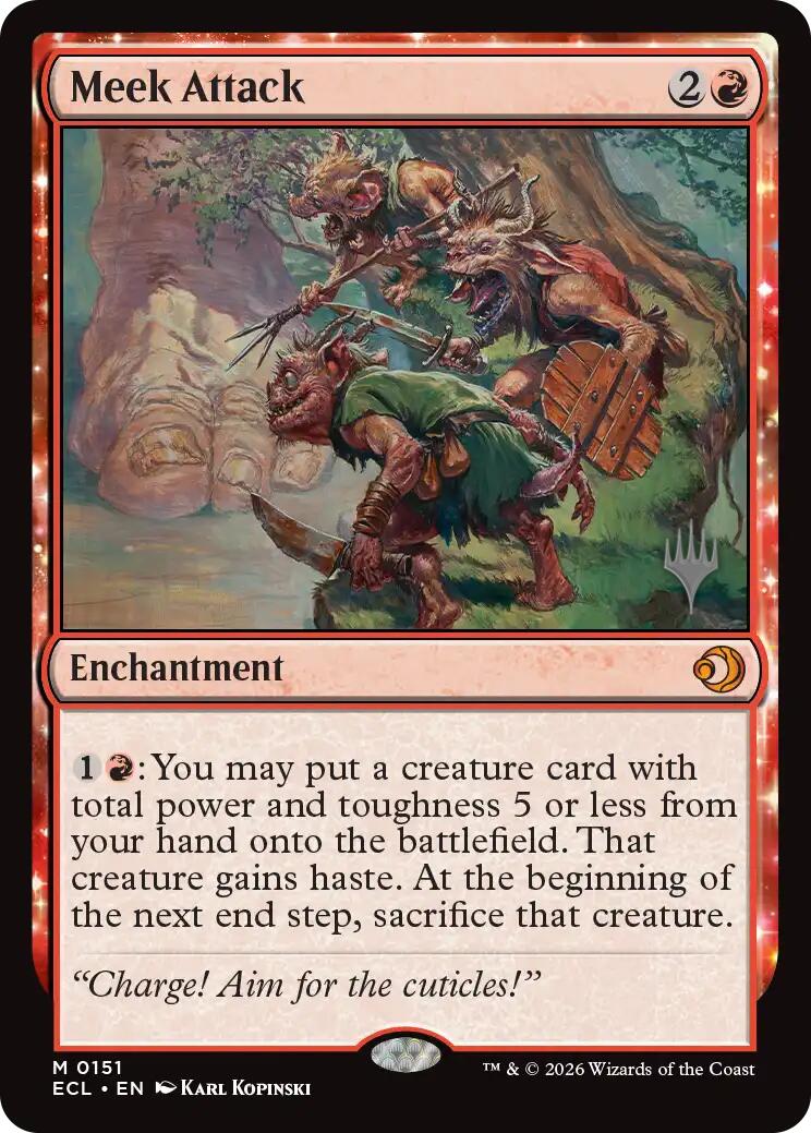 Meek Attack [Lorwyn Eclipsed Promos] | Exor Games Summserside