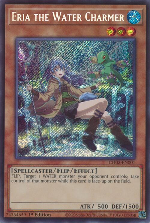 Eria the Water Charmer [CH02-EN001] Secret Rare | Exor Games Summserside