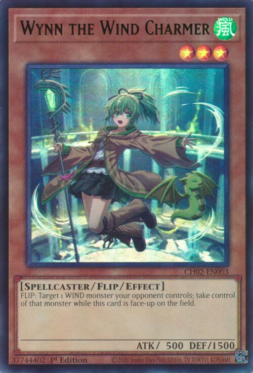 Wynn the Wind Charmer (Ultra Rare) [CH02-EN003] Ultra Rare | Exor Games Summserside