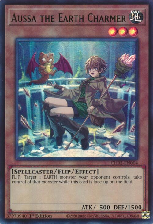 Aussa the Earth Charmer (Ultra Rare) [CH02-EN004] Ultra Rare | Exor Games Summserside