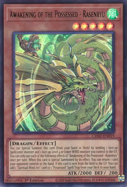 Awakening of the Possessed - Rasenryu [CH02-EN019] Ultra Rare | Exor Games Summserside