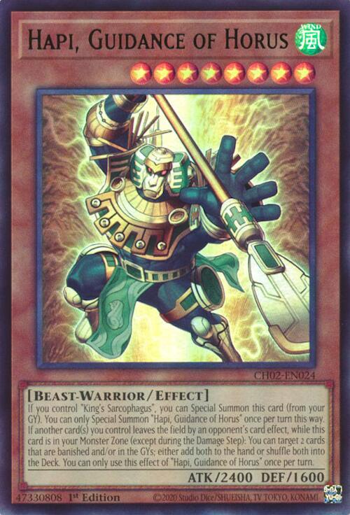 Hapi, Guidance of Horus [CH02-EN024] Ultra Rare | Exor Games Summserside