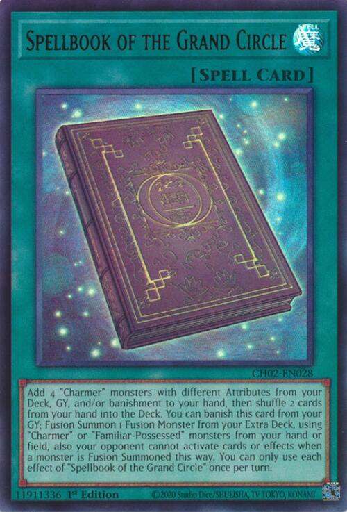 Spellbook of the Grand Circle (Ultra Rare) [CH02-EN028] Ultra Rare | Exor Games Summserside