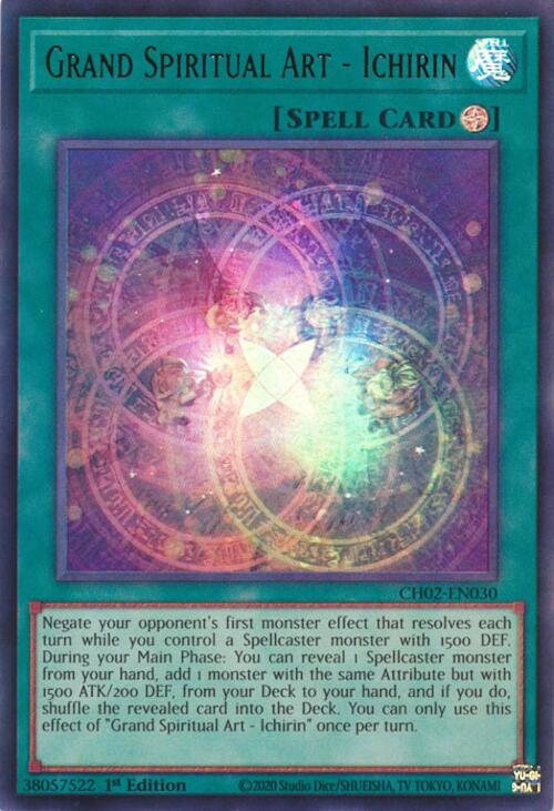 Grand Spiritual Art - Ichirin [CH02-EN030] Ultra Rare | Exor Games Summserside