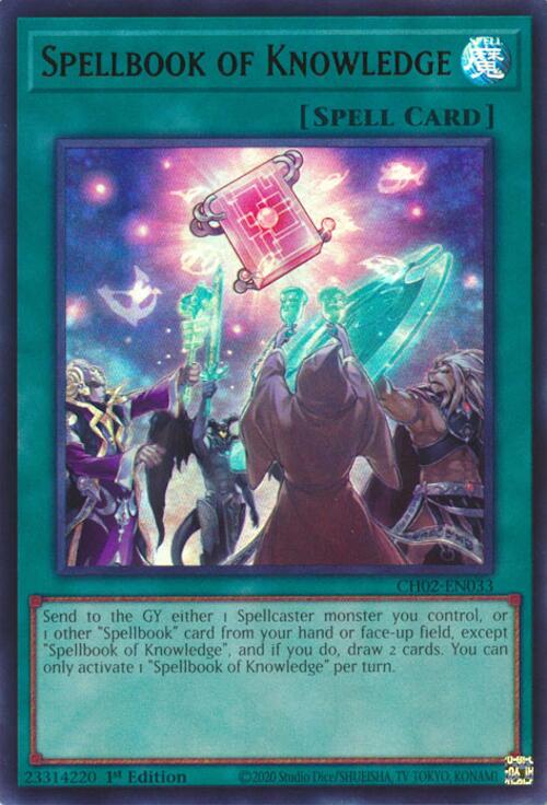 Spellbook of Knowledge [CH02-EN033] Ultra Rare | Exor Games Summserside