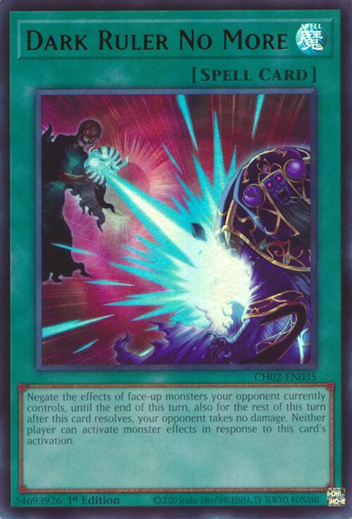 Dark Ruler No More [CH02-EN035] Ultra Rare | Exor Games Summserside