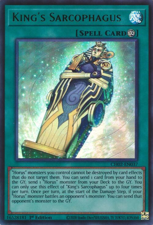 King's Sarcophagus [CH02-EN037] Ultra Rare | Exor Games Summserside
