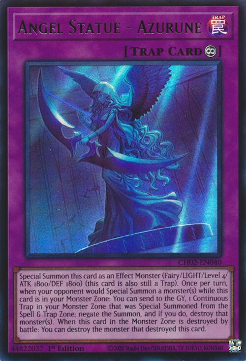 Angel Statue - Azurune [CH02-EN040] Ultra Rare | Exor Games Summserside