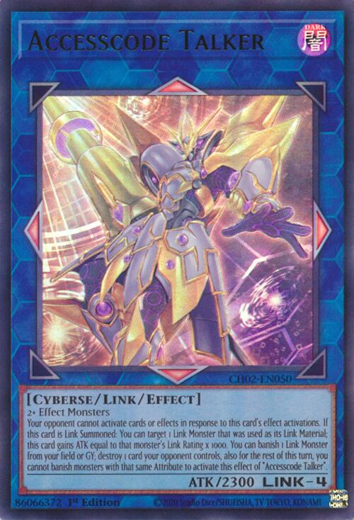 Accesscode Talker [CH02-EN050] Ultra Rare | Exor Games Summserside