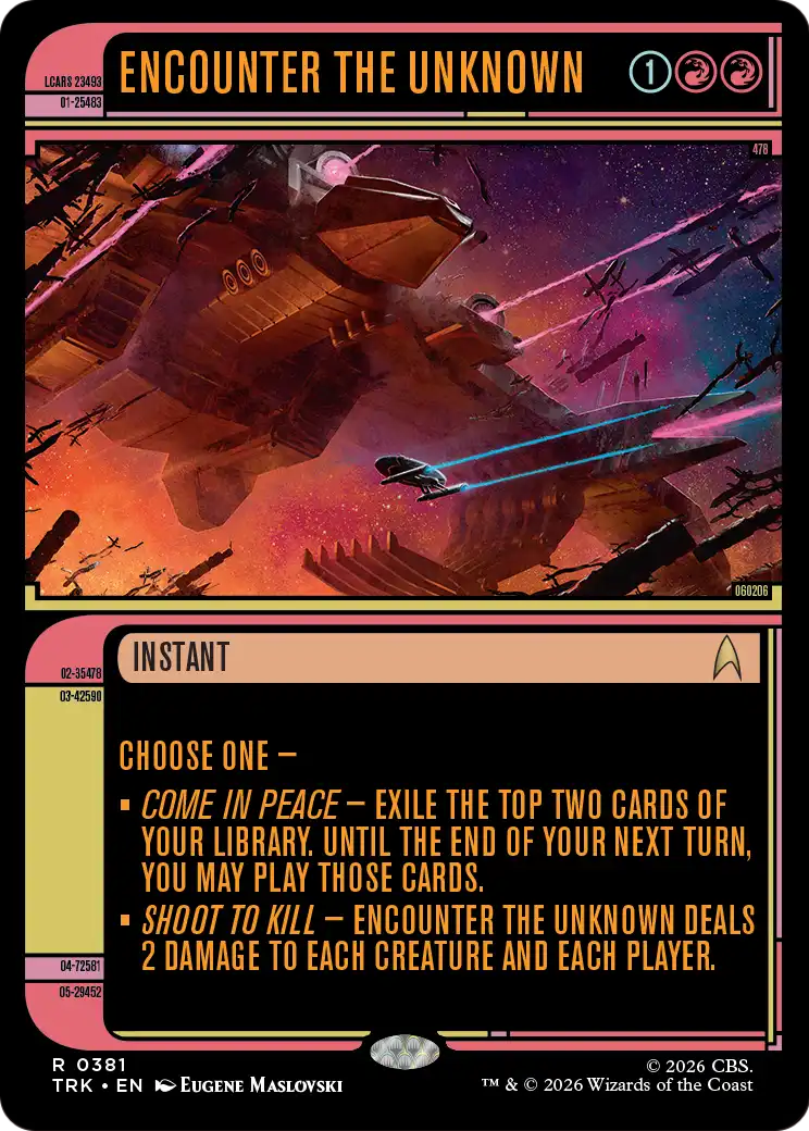 Encounter the Unknown (Showcase) [Star Trek] | Exor Games Summserside
