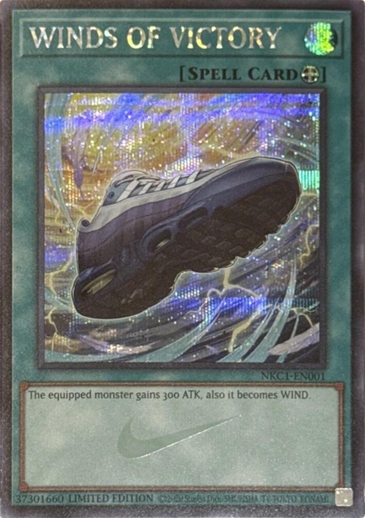 Winds of Victory [NKC1-EN001] Prismatic Secret Rare | Exor Games Summserside