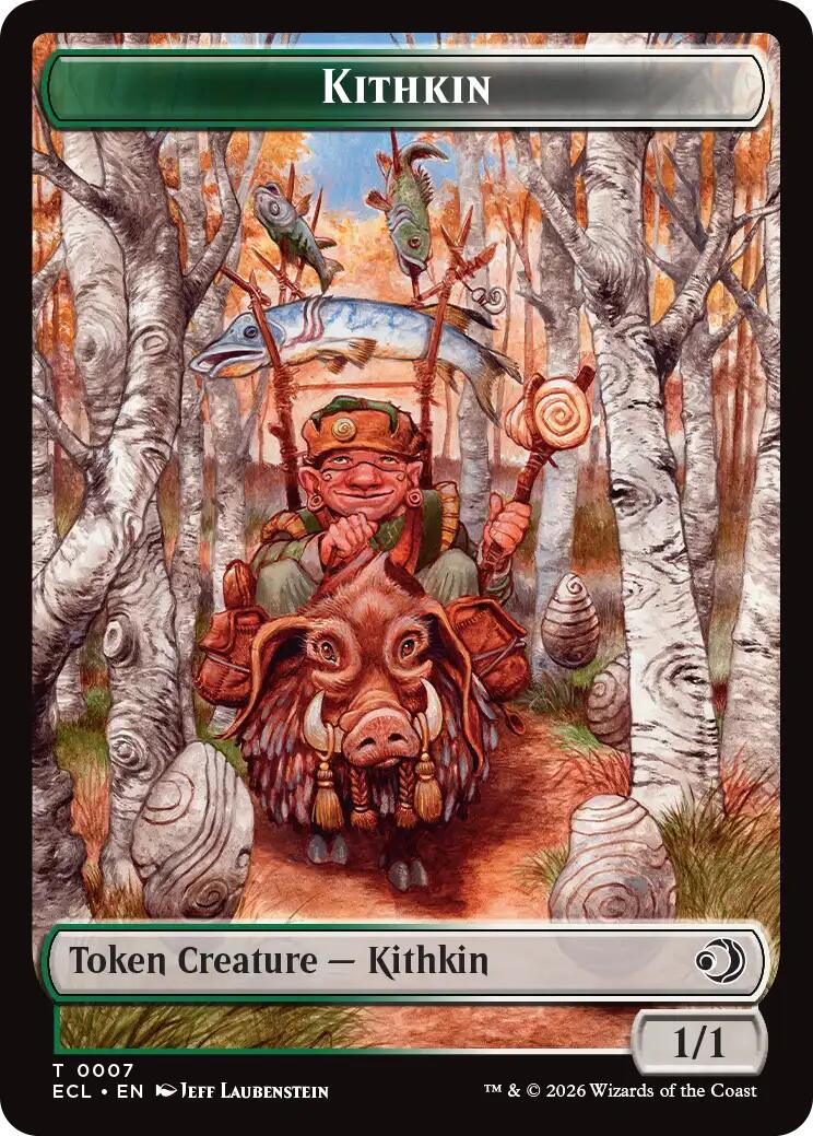 Kithkin // Treasure Double-Sided Token [Lorwyn Eclipsed Tokens] | Exor Games Summserside
