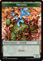 Treefolk // Goblin Double-Sided Token [Lorwyn Eclipsed Tokens] | Exor Games Summserside