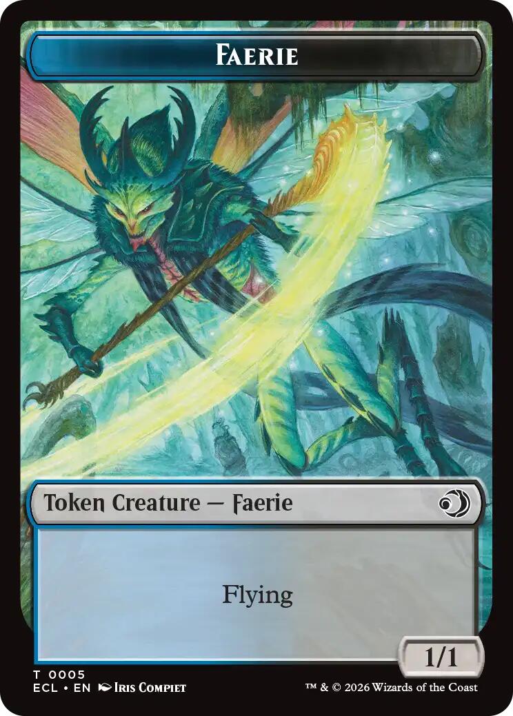 Faerie // Goblin Double-Sided Token [Lorwyn Eclipsed Tokens] | Exor Games Summserside