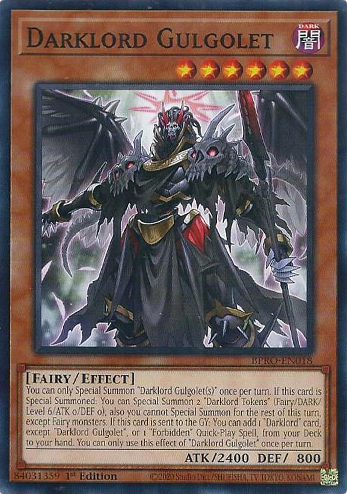 Darklord Gulgolet [BPRO-EN018] Common | Exor Games Summserside