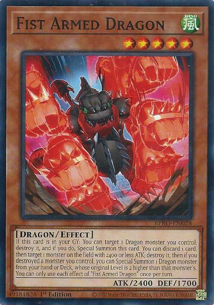 Fist Armed Dragon [BPRO-EN028] Common | Exor Games Summserside