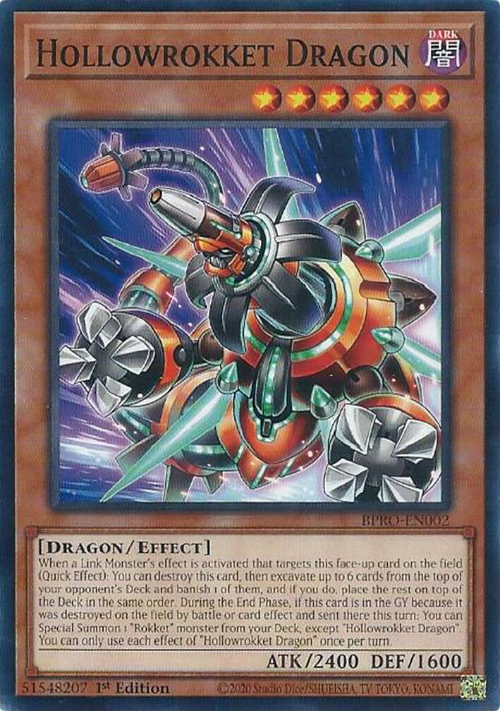 Hollowrokket Dragon [BPRO-EN002] Common | Exor Games Summserside