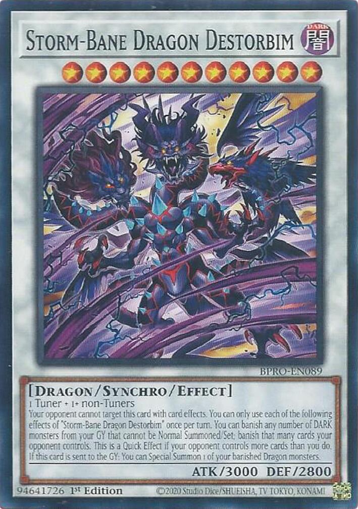 Storm-Bane Dragon Destorbim [BPRO-EN089] Common | Exor Games Summserside