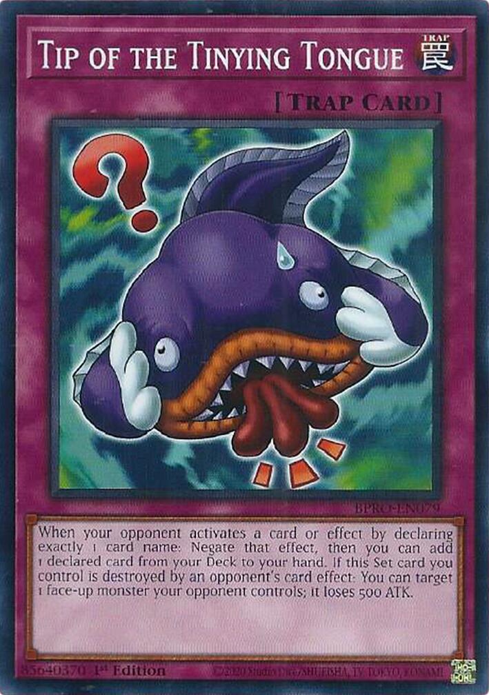 Tip of the Tinying Tongue [BPRO-EN079] Common | Exor Games Summserside