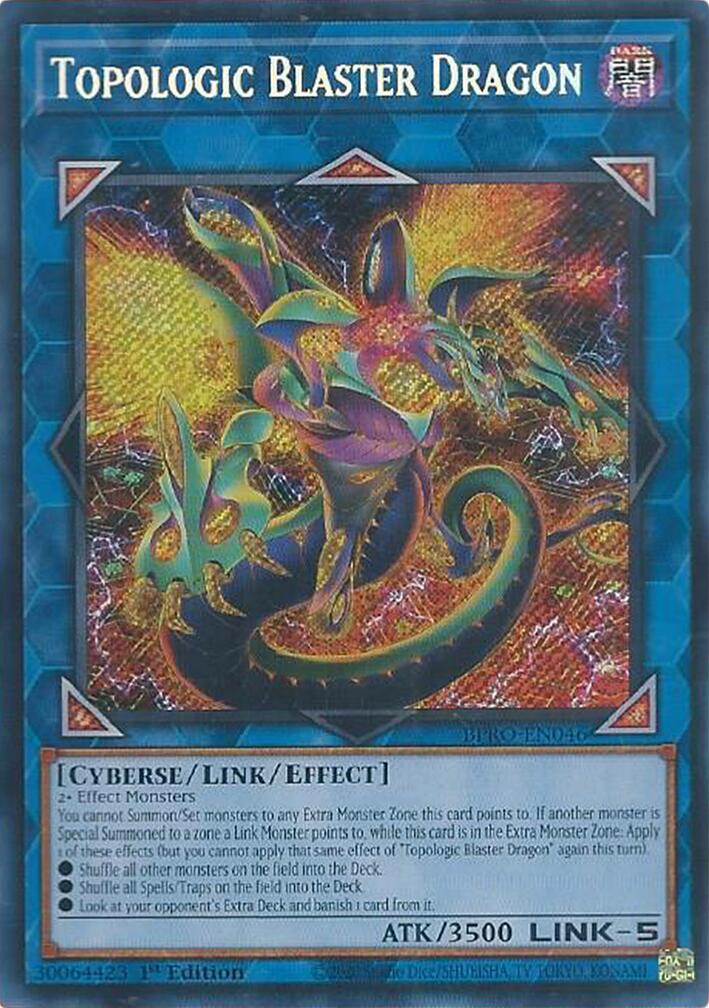 Topologic Blaster Dragon [BPRO-EN046] Secret Rare | Exor Games Summserside