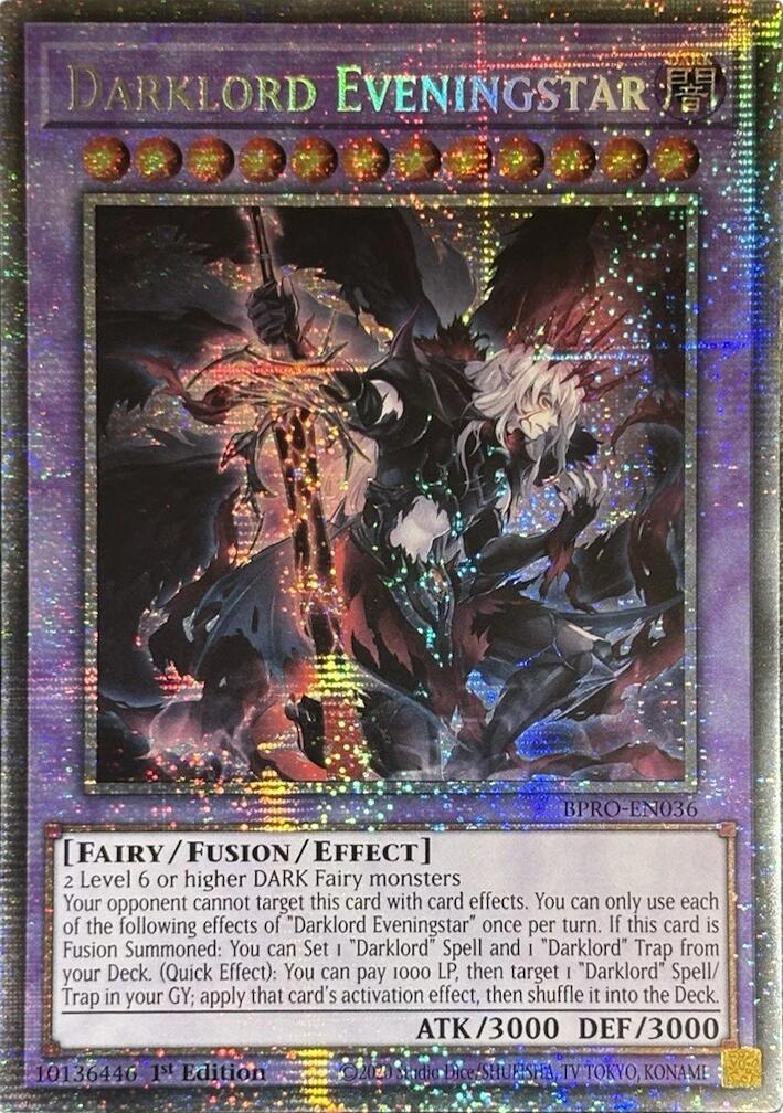Darklord Eveningstar (Starlight Rare) [BPRO-EN036] Starlight Rare | Exor Games Summserside