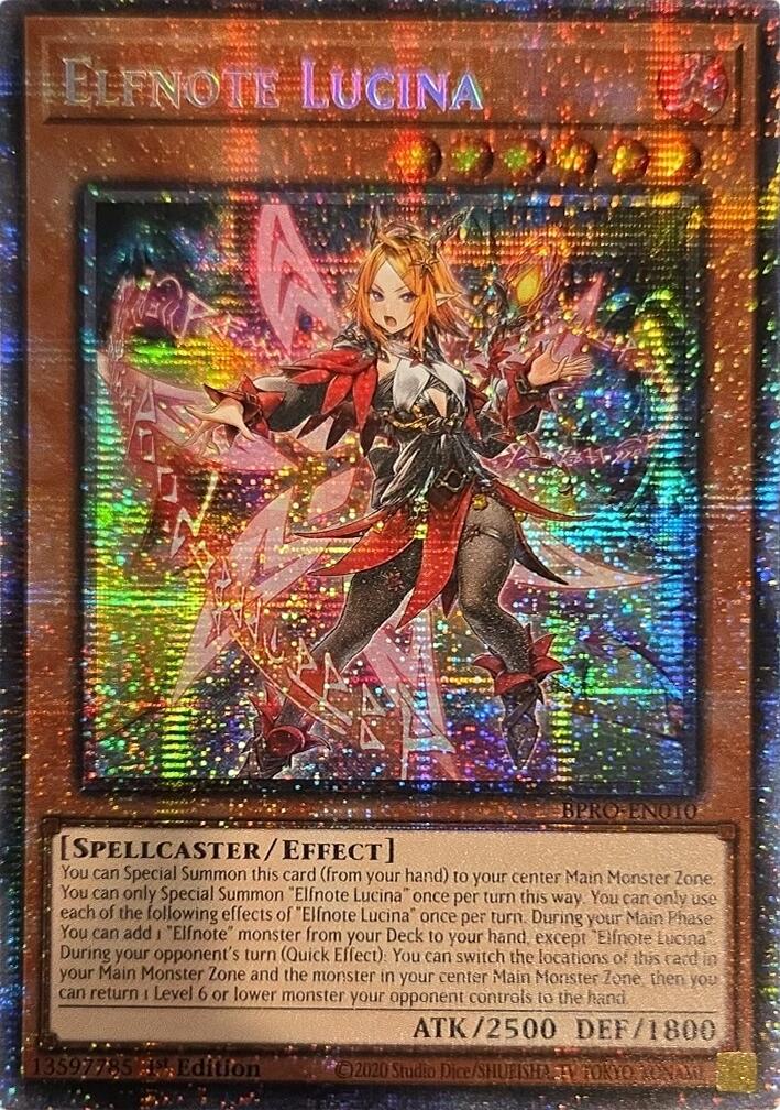 Elfnote Lucina (Starlight Rare) [BPRO-EN010] Starlight Rare | Exor Games Summserside