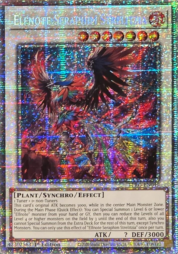 Elfnote Seraphim Strelitzia (Starlight Rare) [BPRO-EN040] Starlight Rare | Exor Games Summserside