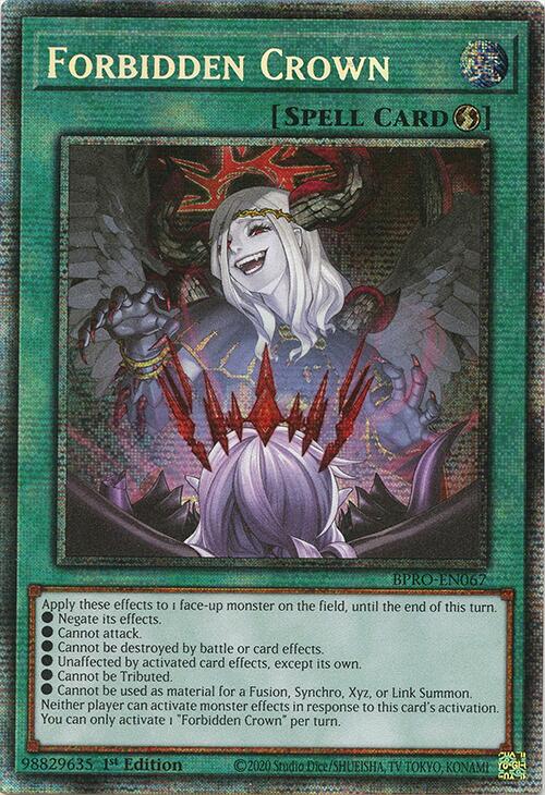 Forbidden Crown (Starlight Rare) [BPRO-EN067] Starlight Rare | Exor Games Summserside