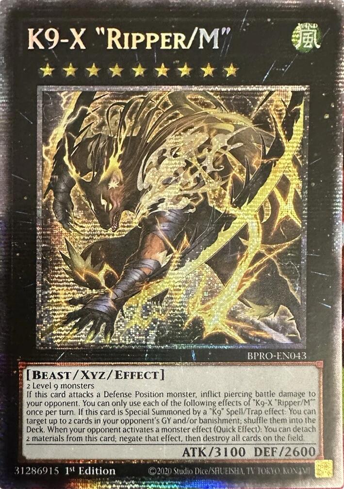 K9-X "Ripper/M" (Starlight Rare) [BPRO-EN043] Starlight Rare | Exor Games Summserside