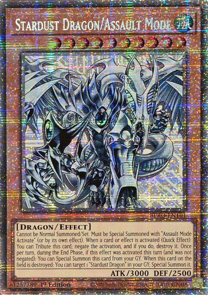Stardust Dragon/Assault Mode [BPRO-EN101] Starlight Rare | Exor Games Summserside