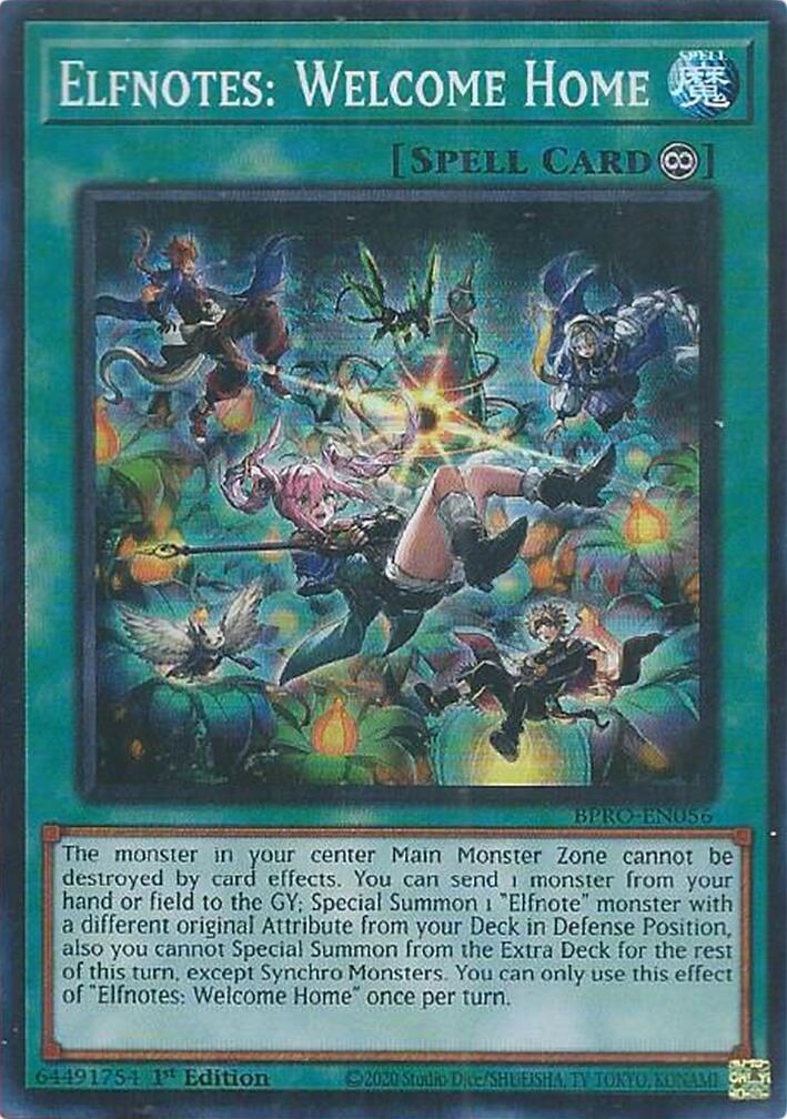 Elfnotes: Welcome Home [BPRO-EN056] Super Rare | Exor Games Summserside