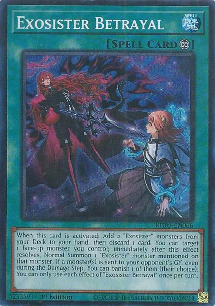 Exosister Betrayal [BPRO-EN066] Super Rare | Exor Games Summserside