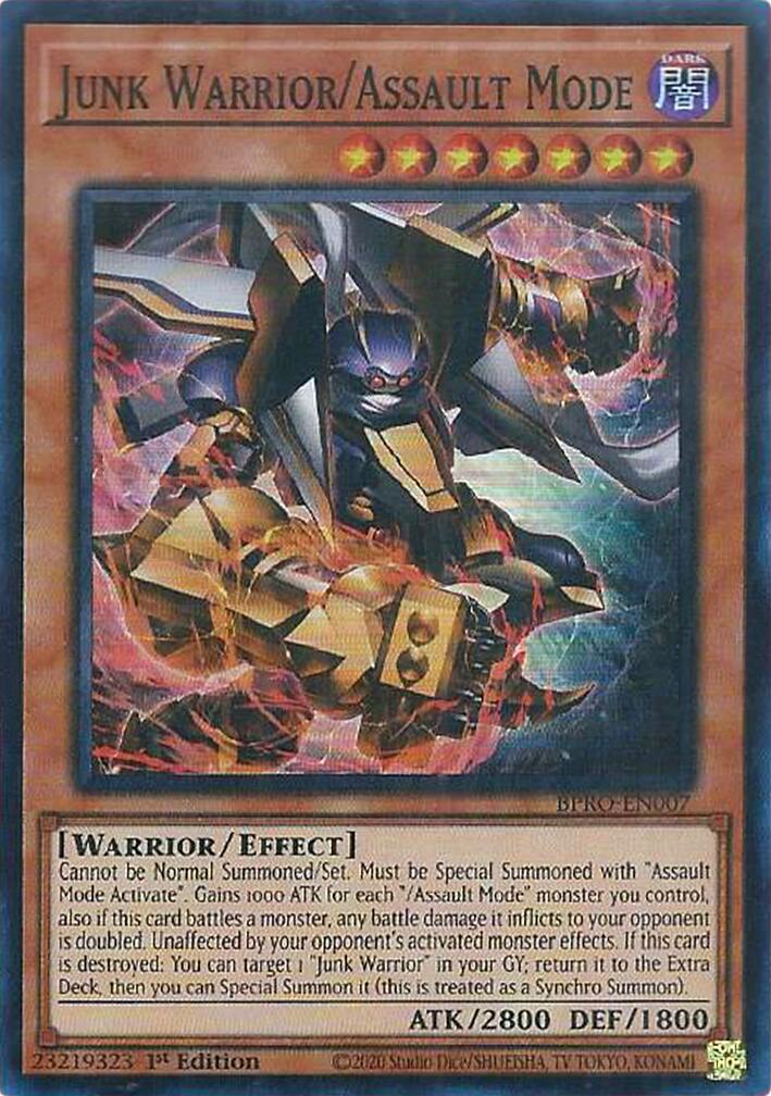 Junk Warrior/Assault Mode [BPRO-EN007] Super Rare | Exor Games Summserside