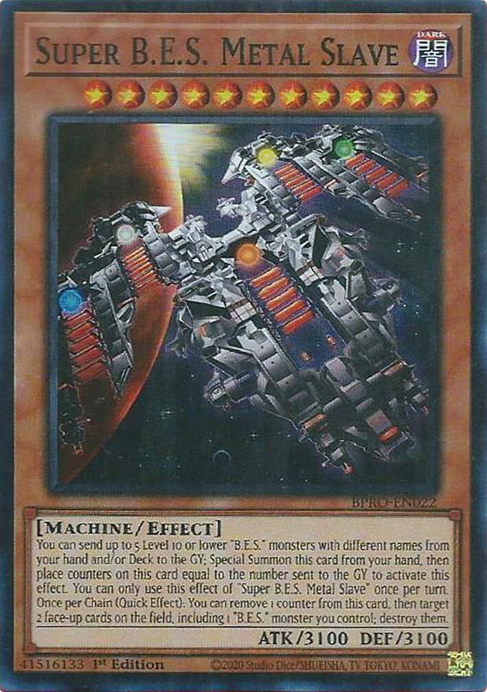 Super B.E.S. Metal Slave [BPRO-EN022] Super Rare | Exor Games Summserside
