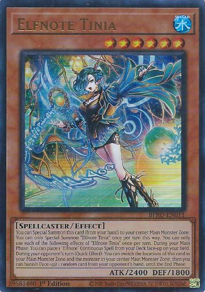 Elfnote Tinia [BPRO-EN011] Ultra Rare | Exor Games Summserside