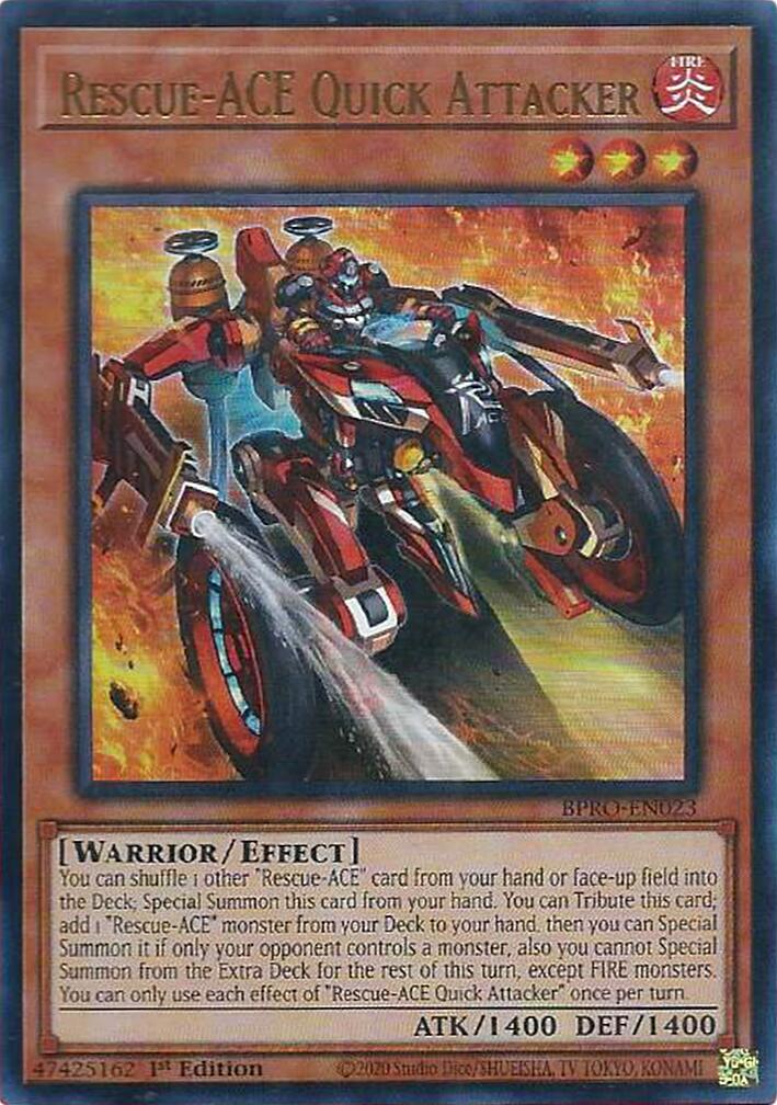 Rescue-ACE Quick Attacker [BPRO-EN023] Ultra Rare | Exor Games Summserside
