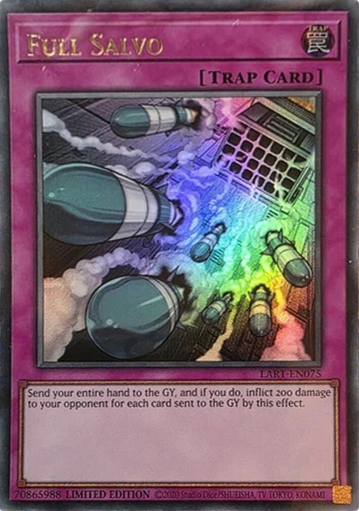 Full Salvo [LART-EN075] Ultra Rare | Exor Games Summserside