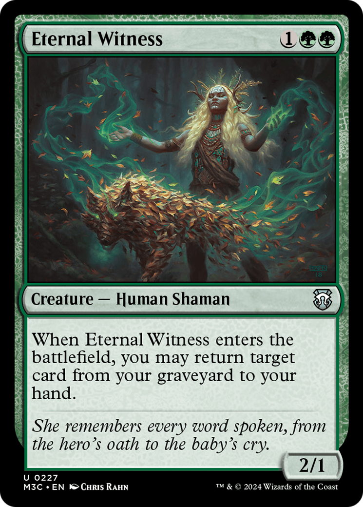 Eternal Witness [Modern Horizons 3 Commander] | Exor Games Summserside