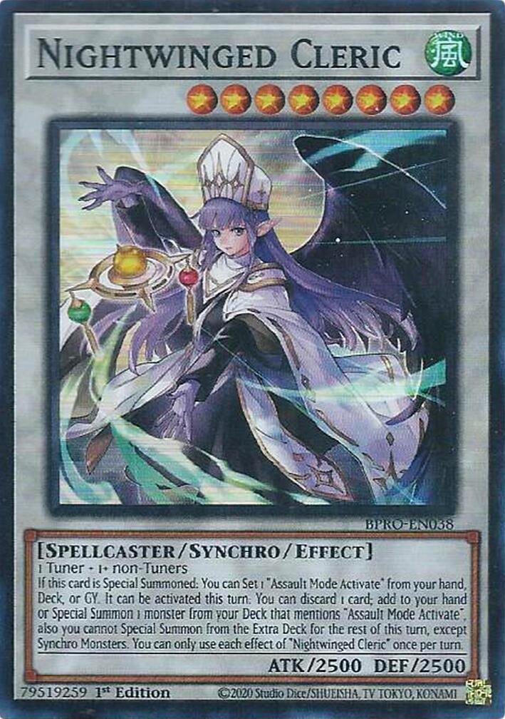 Nightwinged Cleric [BPRO-EN038] Common | Exor Games Summserside