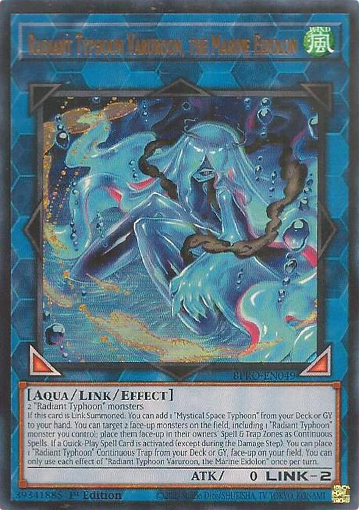 Radiant Typhoon Varuroon, the Marine Eidolon [BPRO-EN049] Ultra Rare | Exor Games Summserside