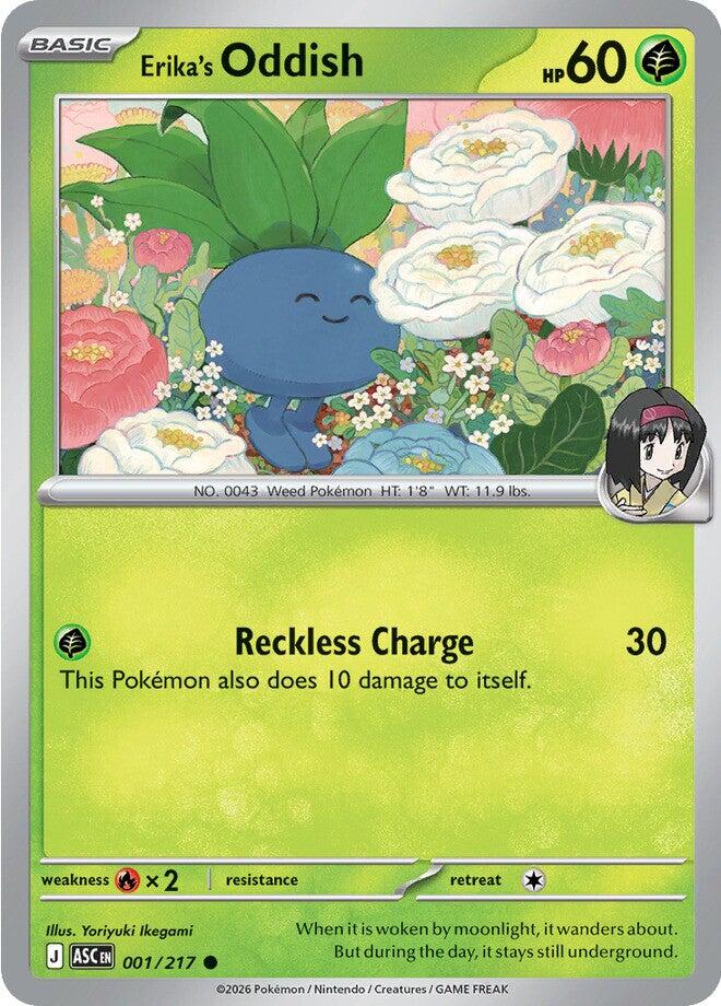 Erika's Oddish (001/217) [Mega Evolution: Ascended Heroes] | Exor Games Summserside