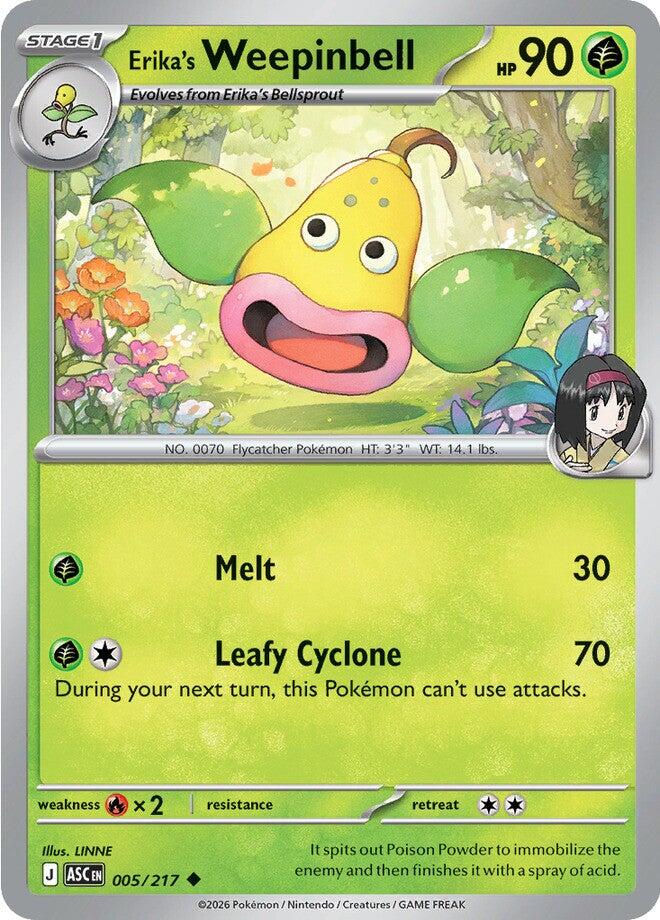 Erika's Weepinbell (005/217) [Mega Evolution: Ascended Heroes] | Exor Games Summserside