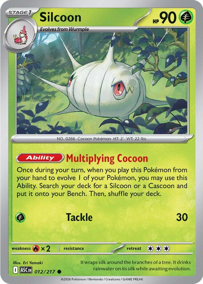Silcoon (012/217) [Mega Evolution: Ascended Heroes] | Exor Games Summserside