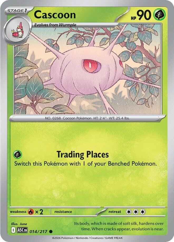 Cascoon (014/217) [Mega Evolution: Ascended Heroes] | Exor Games Summserside