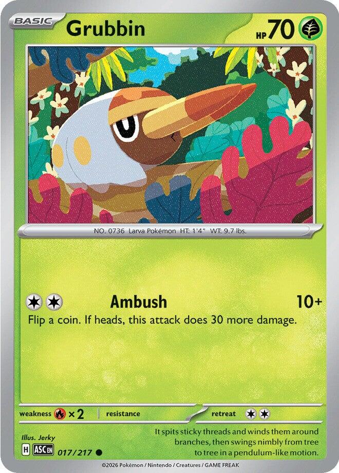 Grubbin (017/217) [Mega Evolution: Ascended Heroes] | Exor Games Summserside
