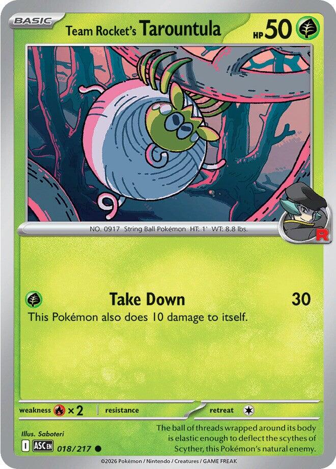 Team Rocket's Tarountula (018/217) [Mega Evolution: Ascended Heroes] | Exor Games Summserside