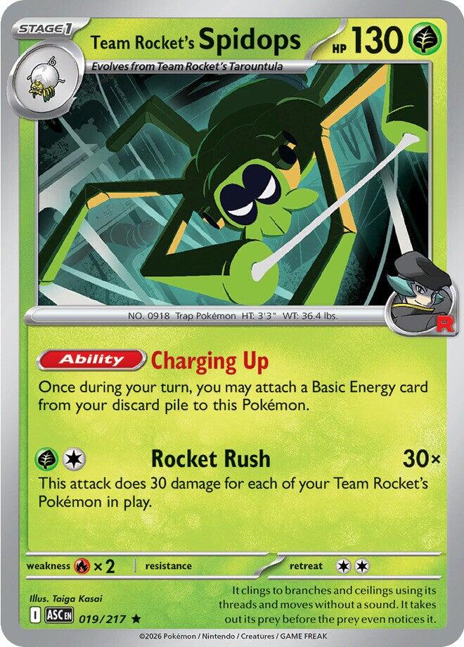 Team Rocket's Spidops (019/217) [Mega Evolution: Ascended Heroes] | Exor Games Summserside