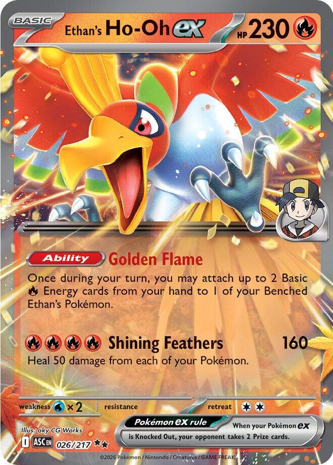Ethan's Ho-Oh ex (026/217) [Mega Evolution: Ascended Heroes] | Exor Games Summserside