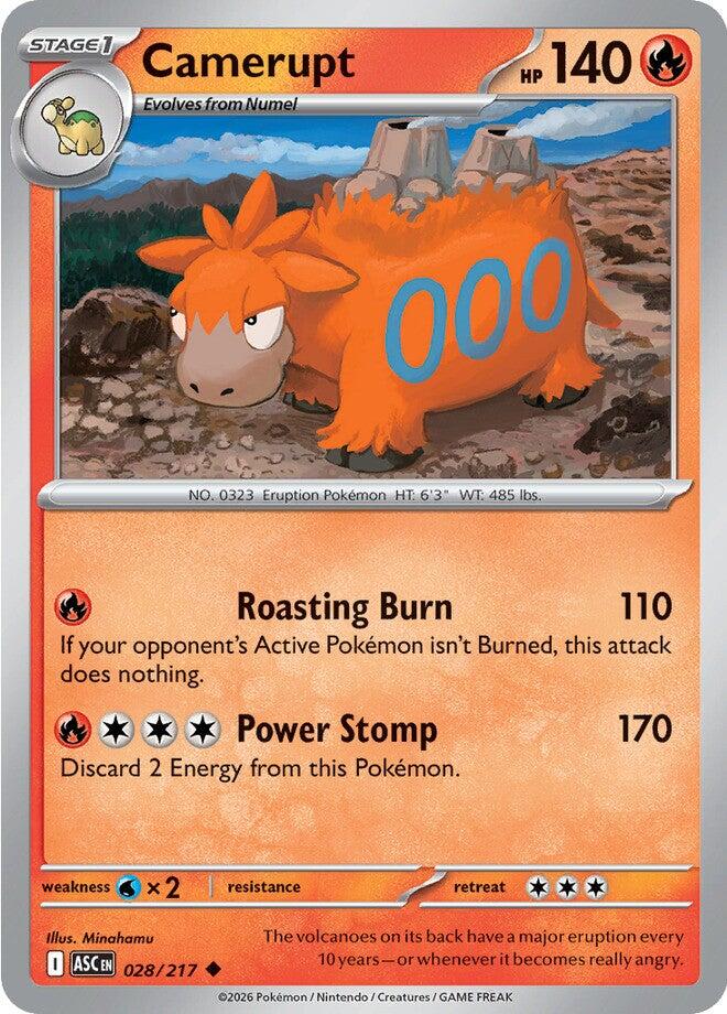 Camerupt (028/217) [Mega Evolution: Ascended Heroes] | Exor Games Summserside